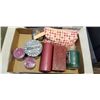 Image 2 : 2 TRAYS OF CANDLES AND INCENSE CONES