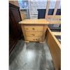 Image 2 : QUEEN SIZE PINE BEDFRAME WITH PINE NIGHTSTAND