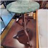 Image 2 : TWO MATCHING MARBEL TOP SIDE TABLES