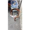 Image 3 : WOOD SIDE TABLE WITH GLASS TOP