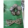 Image 3 : Lot of rhinestone broaches
