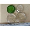 Image 2 : Lot of vintage glass lids, assorted styles-8