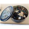 Image 1 : Currier and ives tin of assorted buttons