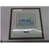 Ducks unlimited print with stamp, micheal carlson 640/800,2004