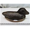 Image 1 : Fibre glass duck mold for decoys,wood base