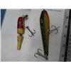 Image 3 : wood fishing lures, jointed, one sure strike