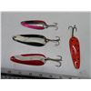 Image 1 : Lot of 3-4" fishing spoons (4)
