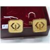 Image 2 : Gold tone CIBC cufflinks