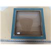 Image 1 : Small blue display case 16"x16"