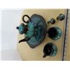 Image 2 : Blue mountain pottery tea set on platter/ duck shakers