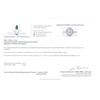 Image 2 : 1.40 CT GRA CERTIFIED. Size 8 - OVAL CUT MOISSANITE VVS D COLOR WITH 40 ROUND CUT CUBIC ZIRCONIUM SE