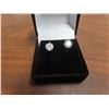 Image 1 : 2.00 CT TW GRA CERTIFIED ROUND BRILLIANT CUT MOISSANITE VVS D COLOR EARRINGS SET INTO 925 SILVER RET