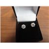 Image 3 : 2.00 CT TW GRA CERTIFIED ROUND BRILLIANT CUT MOISSANITE VVS D COLOR EARRINGS SET INTO 925 SILVER RET