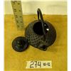 Image 2 : Small Cast Iron Tea Pot with  LiD