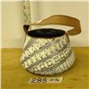 Image 1 : Metal Basket with Leather Handle