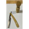 Image 1 : Hukin Straight Razor & Brush for Shaving