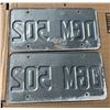 Image 2 : 1987 Pair of Saskatchewan License Plates