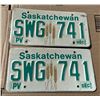 Image 1 : 1990 Pair of Saskatchewan License Plates