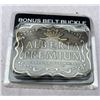 Image 5 : Alberta Premium Rye Whiskey Belt Buckle In Box