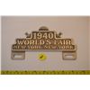 Image 1 : N.Y. World's Fair License Plate Topper