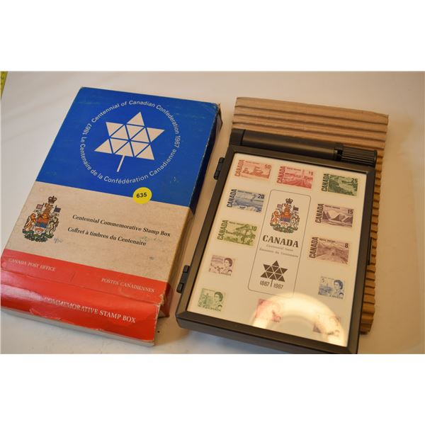 Centennial Canada Stamp Box