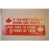 Image 1 : Canadian Troops NOS License Plate