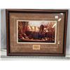 Image 1 : Framed "Can't Wait" Ducks Unlimited print, 2001 - 21"x16"