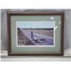 Image 1 : Framed "A harvest of bottles" print, by Yvette Moore - 18.5"x14"H
