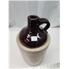 Image 2 : Stoneware whiskey jug - no visible cracks, chip on bottom