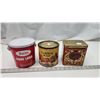 Image 1 : 3 Vintage tins - Lard, jam and tea