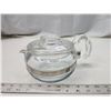 Image 1 : Pyrex glass teapot, /w lid - 6 cup