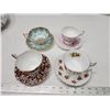 Image 1 : 4 Teacup and saucers - Royal Albert, Paragon, etc.