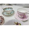 Image 3 : 4 Teacup and saucers - Royal Albert, Paragon, etc.