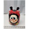 Image 1 : Vintage lady bug cookie jar, no cracks/chips