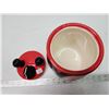 Image 3 : Vintage lady bug cookie jar, no cracks/chips
