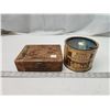 Image 1 : Tobacco tin & wooden box