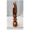 Image 1 : Wood carved figure - 14.5"H