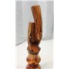 Image 2 : Wood carved figure - 14.5"H