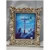 Image 1 : Jesus Christ, lenticular framed picture & clock - 15"x18"