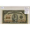 Image 1 : 1923 25 Cents Shinplaster. McCavour-Saunders signatures. BC-24c. Fine-12.