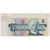 Image 2 : 1986 $5 RADAR note. Bonin-Thiessen signatures. GOW Prefix. Three-Digit RADAR Serial Number 9983899. 