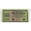 Image 1 : Germany – Weimar Republic. 1922 100 Mark Reichsbanknote. F+.