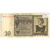 Image 1 : Germany – Nazi Third Reich. 1939 20 Mark. VF.