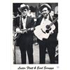 Image 1 : Black & White photograph of Country & Western singers Lester Flatt & Earl Scruggs.