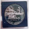 Image 2 : 1991 Specimen Silver Dollar. Commemorates the first sailing of the ship Frontenac. Housed in its ori