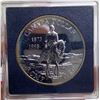 Image 2 : 1998 Proof Silver Dollar. Commemorates the 125h Anniversary of the founding of the RCMP in 1873. Hou