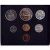 Image 2 : 1976 Double Cent 7-coin Nickel Custom Set. Nickel Dollar features a voyageur. Housed in its original
