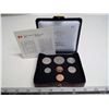 1977 Double Cent 7-coin Nickel Custom Set. Nickel Dollar features a voyageur & has Full Water Lines 