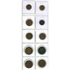 Image 2 : Lot of 10 British World War I coins. All date 1915 – 1918 and include farthings, half penni