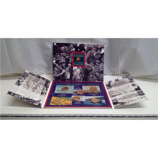 Canada Remembers Set of 6 World War II through the Painter’s Eye bronze medals. Medals incl
